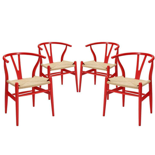 Modway Amish Dining Armchair - Set of 4 | Dining Chairs | Modishstore-4