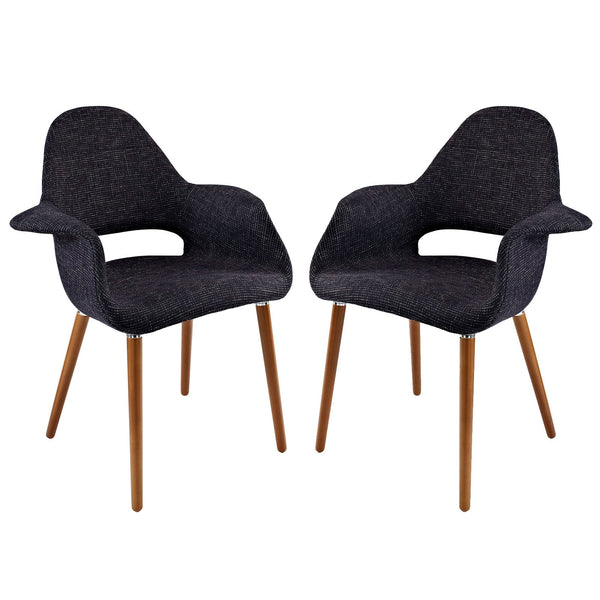 Modway Taupe Dining Armchair - Set of 2