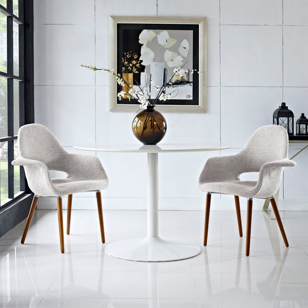 Modway Taupe Dining Armchair - Set of 2