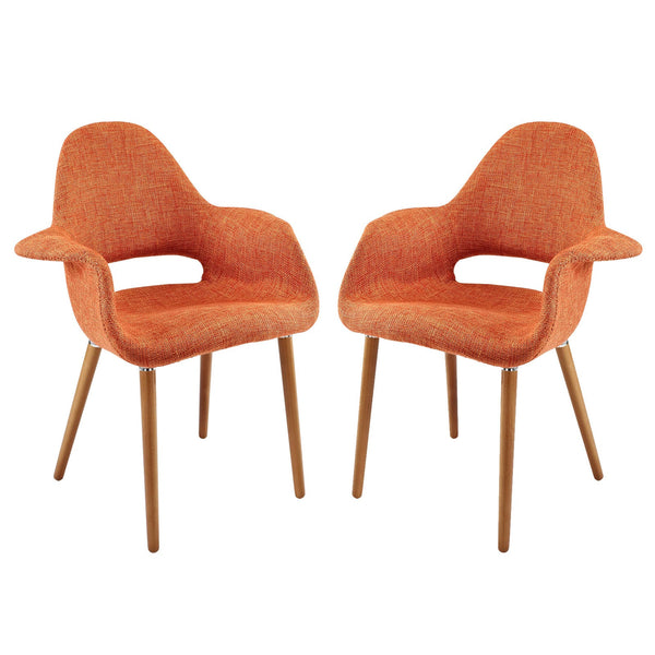 Modway Taupe Dining Armchair - Set of 2