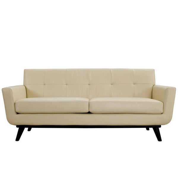 Modway Engage Bonded Leather Loveseat | Loveseats | Modishstore-2