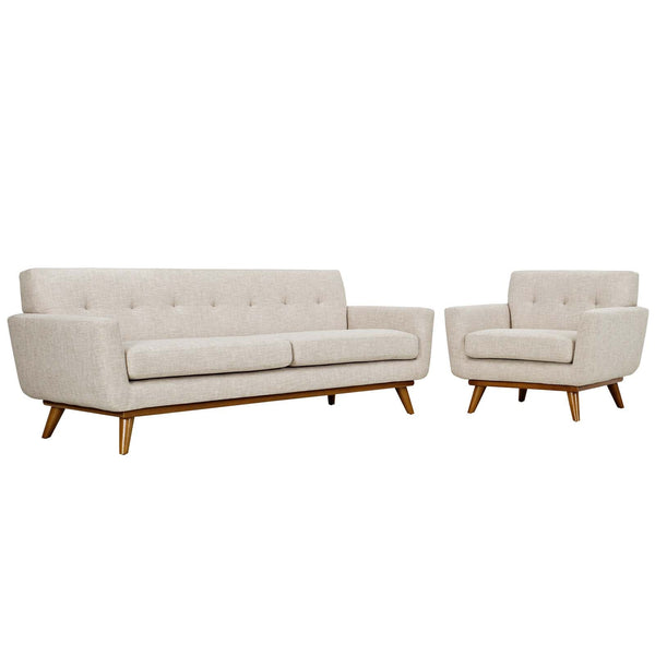 Modway Engage Armchair and Sofa - Set of 2 | Sofas | Modishstore-2