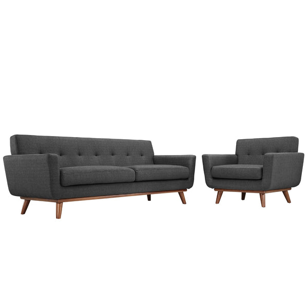 Modway Engage Armchair and Sofa - Set of 2 | Sofas | Modishstore-25