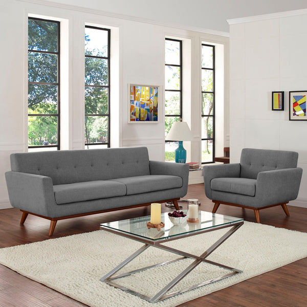 Modway Engage Armchair and Sofa - Set of 2 | Sofas | Modishstore-69