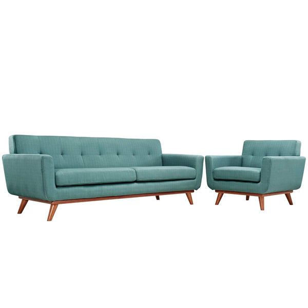 Modway Engage Armchair and Sofa - Set of 2 | Sofas | Modishstore-60