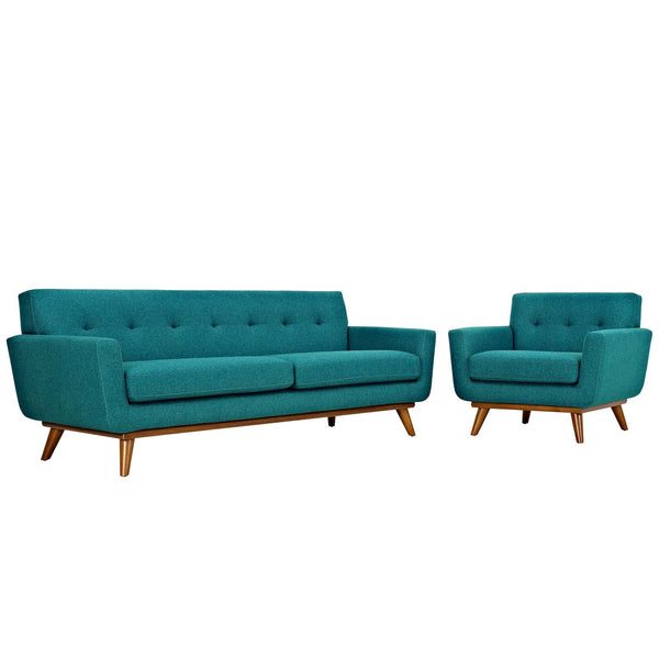 Modway Engage Armchair and Sofa - Set of 2 | Sofas | Modishstore-9