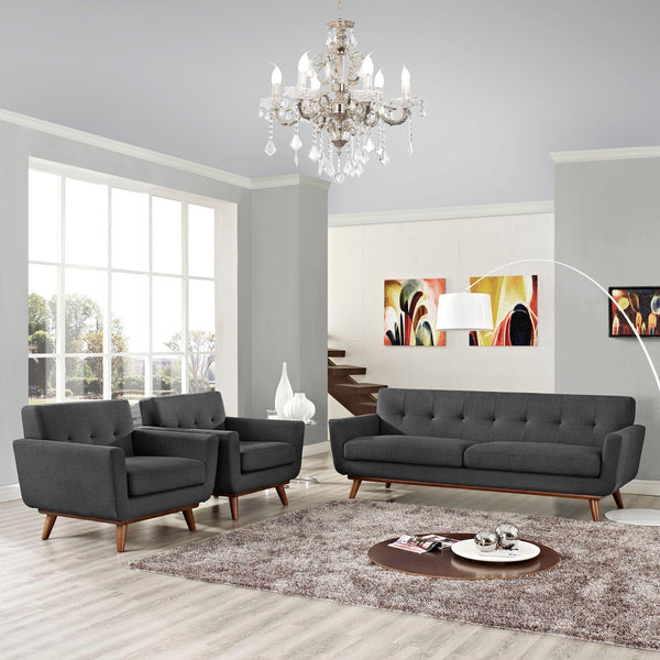 Modway Engage Armchairs and Sofa - Set of 3 | Sofas | Modishstore-29