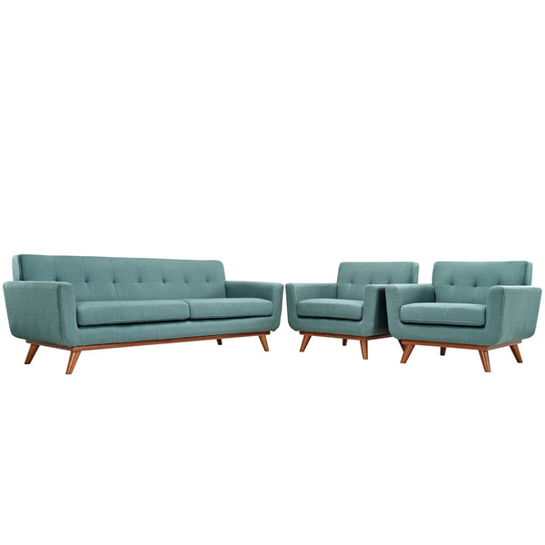 Modway Engage Armchairs and Sofa - Set of 3 | Sofas | Modishstore-51