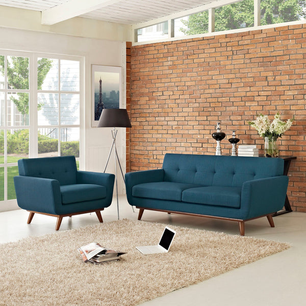 Modway Engage Armchair and Loveseat - Set of 2 | Loveseats | Modishstore-33