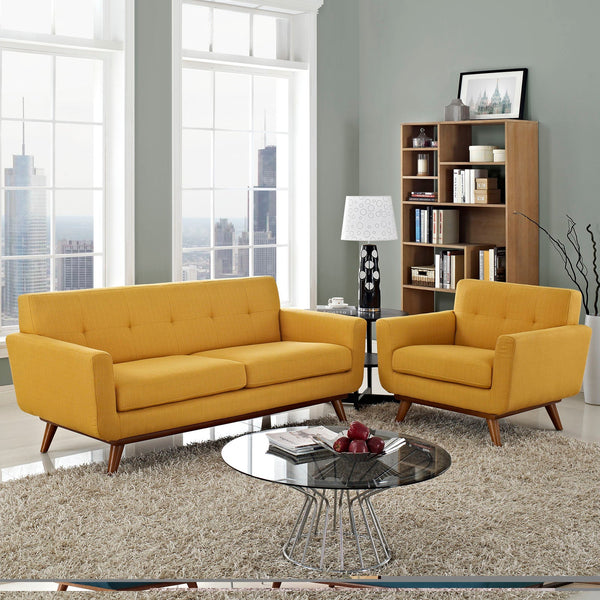 Modway Engage Armchair and Loveseat - Set of 2 | Loveseats | Modishstore-11
