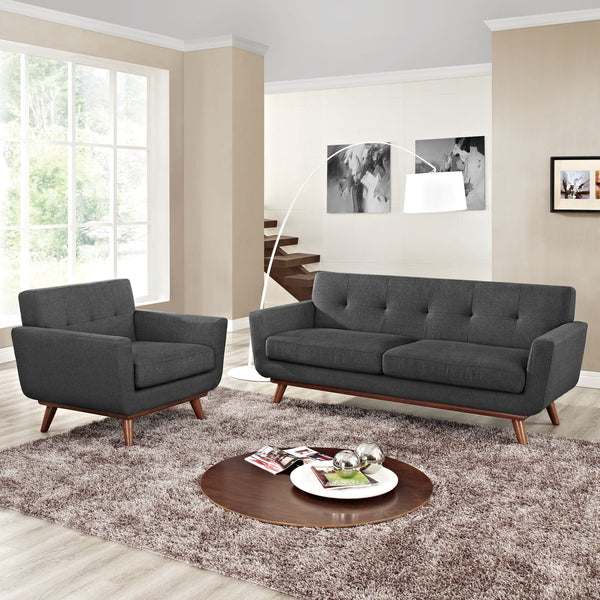 Modway Engage Armchair and Loveseat - Set of 2 | Loveseats | Modishstore-30