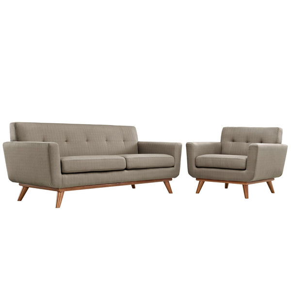 Modway Engage Armchair and Loveseat - Set of 2 | Loveseats | Modishstore-36