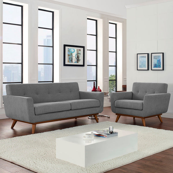 Modway Engage Armchair and Loveseat - Set of 2 | Loveseats | Modishstore-10