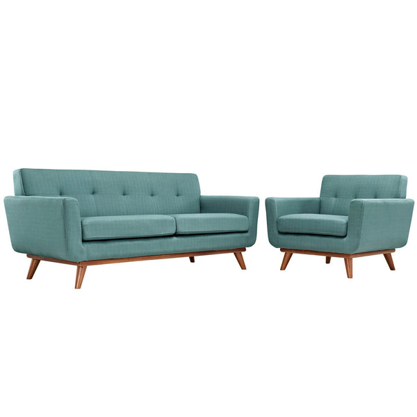 Modway Engage Armchair and Loveseat - Set of 2 | Loveseats | Modishstore-37