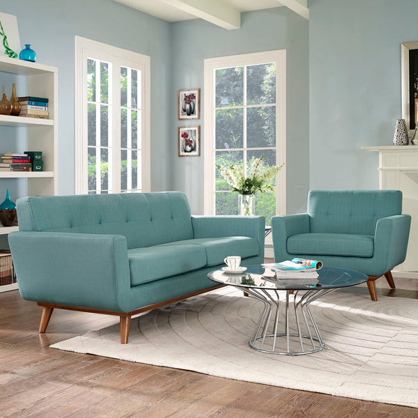 Modway Engage Armchair and Loveseat - Set of 2 | Loveseats | Modishstore-9