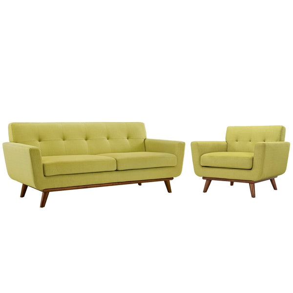 Modway Engage Armchair and Loveseat - Set of 2 | Loveseats | Modishstore-13