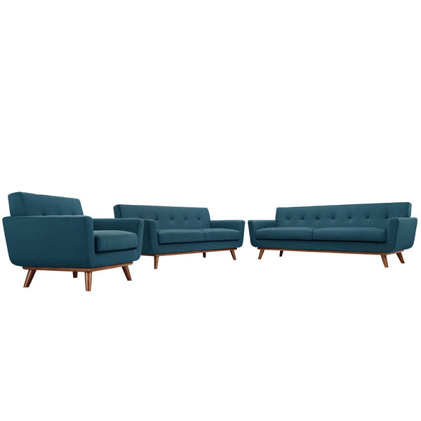 Modway Engage Sofa Loveseat and Armchair - Set of 3 | Loveseats | Modishstore-35