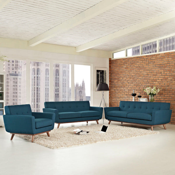 Modway Engage Sofa Loveseat and Armchair - Set of 3 | Loveseats | Modishstore-55