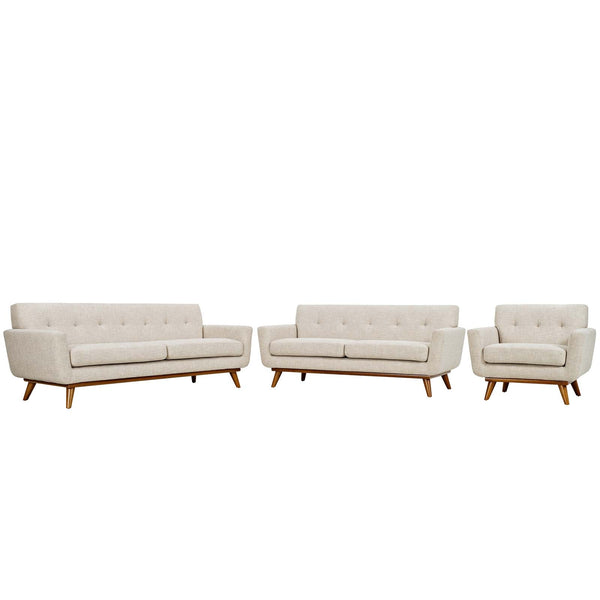 Modway Engage Sofa Loveseat and Armchair - Set of 3 | Loveseats | Modishstore-12