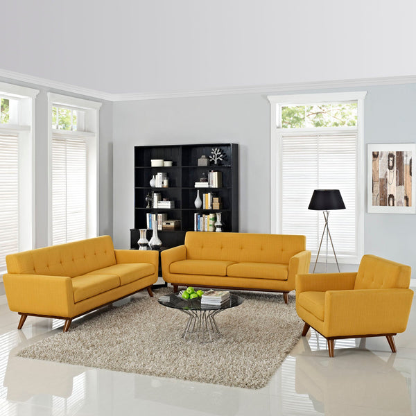 Modway Engage Sofa Loveseat and Armchair - Set of 3 | Loveseats | Modishstore-26
