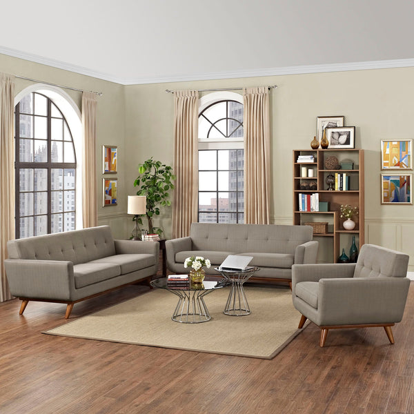 Modway Engage Sofa Loveseat and Armchair - Set of 3 | Loveseats | Modishstore-58