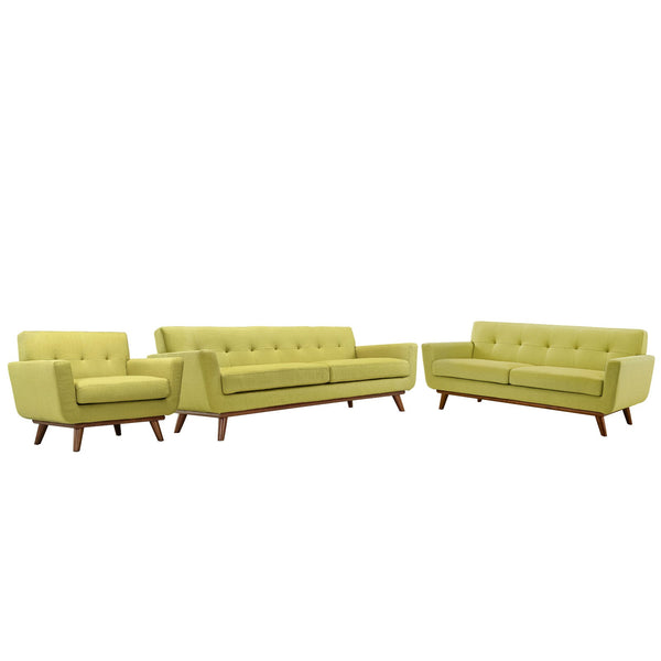 Modway Engage Sofa Loveseat and Armchair - Set of 3 | Loveseats | Modishstore