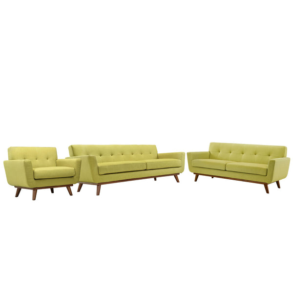 Modway Engage Sofa Loveseat and Armchair - Set of 3 | Loveseats | Modishstore