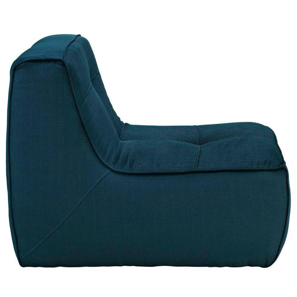 Modway Align Upholstered Armchair - Azure | Accent Chairs | Modishstore-2