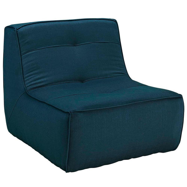 Modway Align Upholstered Armchair - Azure | Accent Chairs | Modishstore