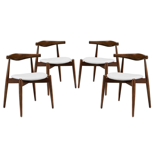 Modway Stalwart Dining Side Chairs - Set of 4 | Dining Chairs | Modishstore-11