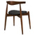 Modway Stalwart Dining Chairs and Table Set of 5 - Dark Walnut Black | Dining Sets | Modishstore-3
