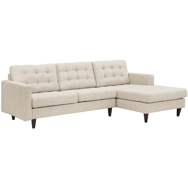 Modway Empress Right-Facing Upholstered Sectional Sofa | Sofas | Modishstore-8