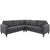 Modway Empress 3 Piece Fabric Sectional Sofa Set | Sofas | Modishstore-28