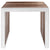 Modway Gridiron Small Wood Inlay Bench - Walnut | Stools & Benches | Modishstore-3