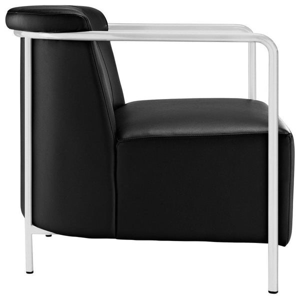 Modway Ebb Vinyl Lounge Chair | Lounge Chairs | Modishstore-3