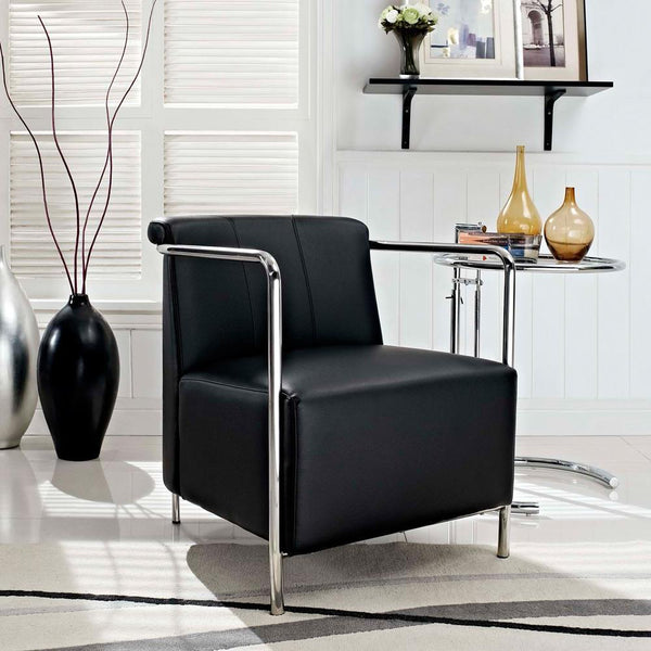 Modway Ebb Vinyl Lounge Chair | Lounge Chairs | Modishstore