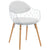 Modway Basket Dining Metal Armchair - White White | Armchairs | Modishstore-2