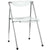 Modway Telescope Folding Chair - Clear | Accent Chairs | Modishstore