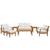 Modway Marina 7 Piece Outdoor Patio Teak Sofa Set - Natural White | Outdoor Sofas, Loveseats & Sectionals | Modishstore-25