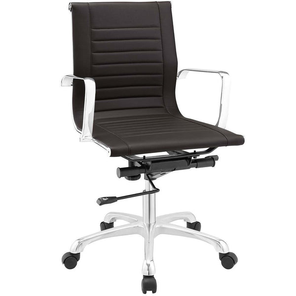 Modway Runway Mid Back Office Chair | Office Chairs | Modishstore-9
