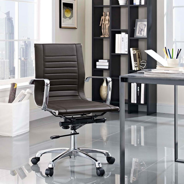 Modway Runway Mid Back Office Chair | Office Chairs | Modishstore-5