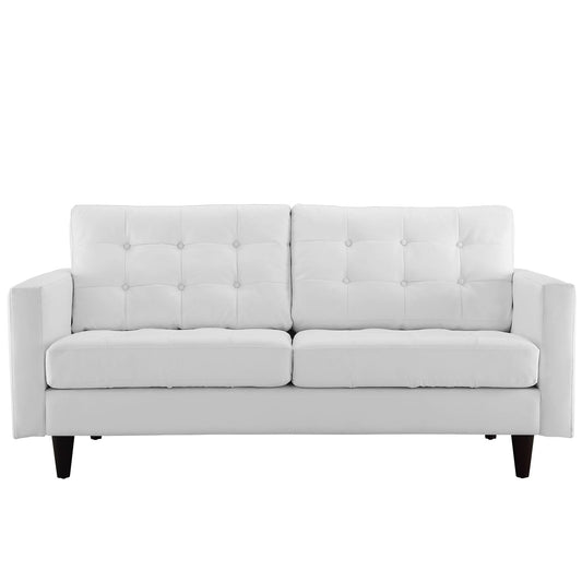 Modway Empress Bonded Leather Loveseat | Loveseats | Modishstore-9