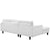 Modway Empress Left-Facing Leather Sectional Sofa - White | Sofas | Modishstore