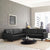 Modway Empress 3 Piece Leather Sectional Sofa Set | Sofas | Modishstore