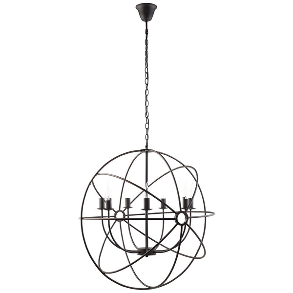 Modway Atom Chandelier - Espresso | Chandeliers | Modishstore-4