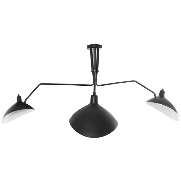 Modway View Ceiling Fixture - Black | Ceiling Lamps | Modishstore-3