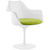 Modway Lippa Dining Vinyl Armchair | Armchairs | Modishstore-34