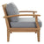 Modway Marina 6 Piece Outdoor Patio Teak Sofa Set - Natural White | Outdoor Sofas, Loveseats & Sectionals | Modishstore-4