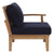 Modway Marina 6 Piece Outdoor Patio Teak Sofa Set - Natural White | Outdoor Sofas, Loveseats & Sectionals | Modishstore-17