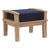 Modway Marina 6 Piece Outdoor Patio Teak Sofa Set - Natural White | Outdoor Sofas, Loveseats & Sectionals | Modishstore-18